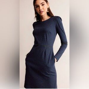 Boden Penelope jersey dress size 4R new with tags. D0776